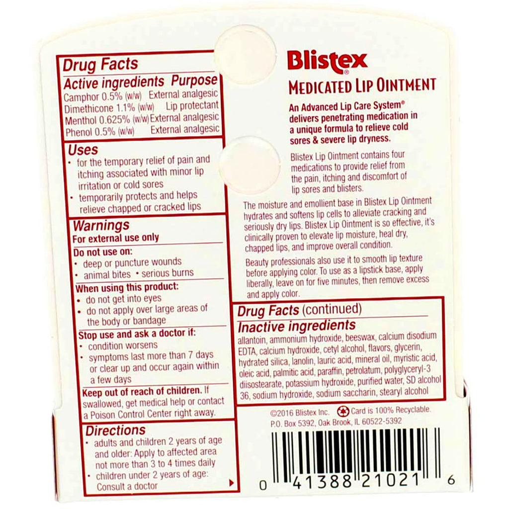Blistex Lip Medicated Ointment